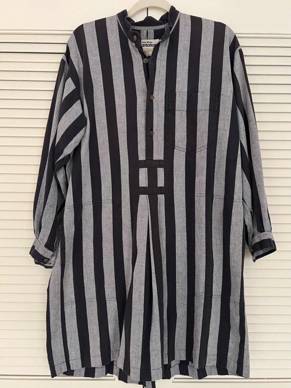 Vintage Issey Miyake Plantation Striped Tunic